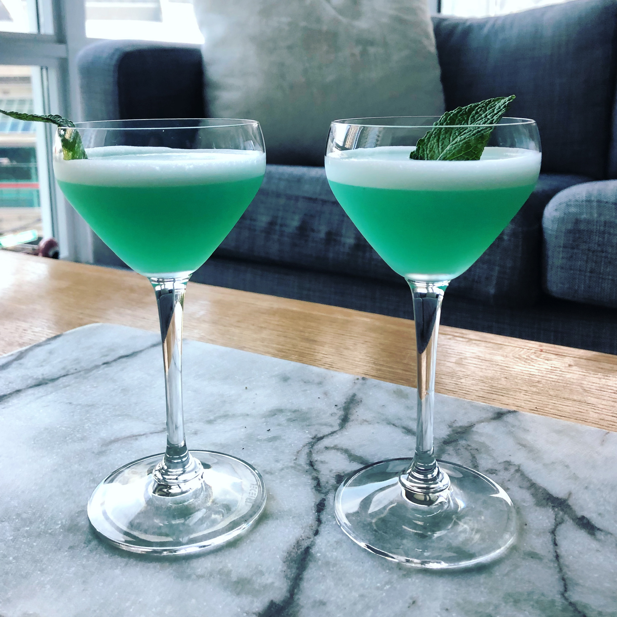 Seafoam - The Updated Blue Hawaii Cocktail - Only New Leftovers