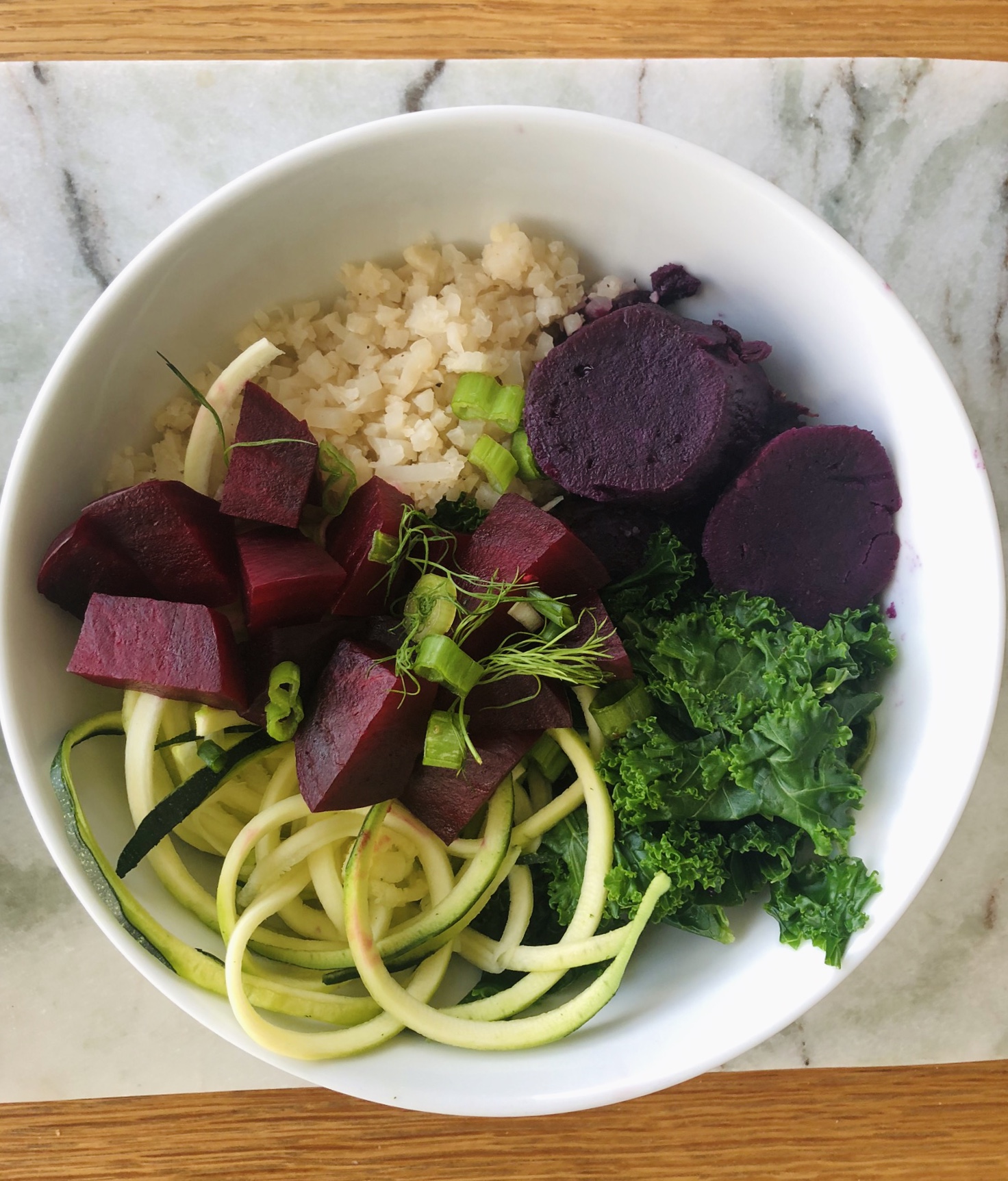 Rainbow Veggie dinner bowls